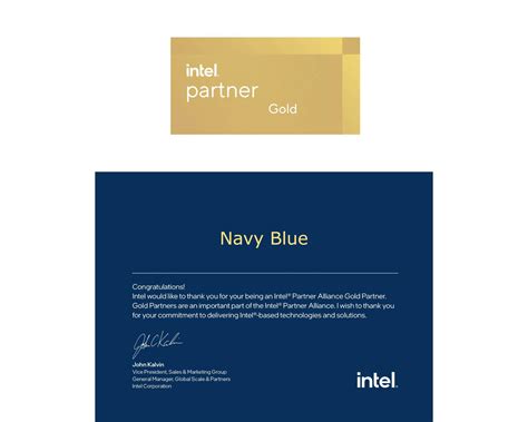 Navy Blue OÜ becomes official partner of Intel.